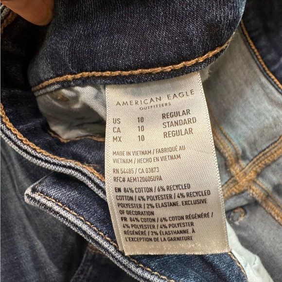 American Eagle next level stretch jeans, size 10 - Picture 4 of 7